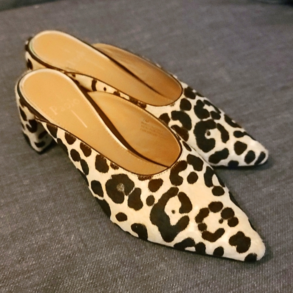 Paolo Linea Zadie II Genuine Calf Hair Mule  Size 7- Nwot
